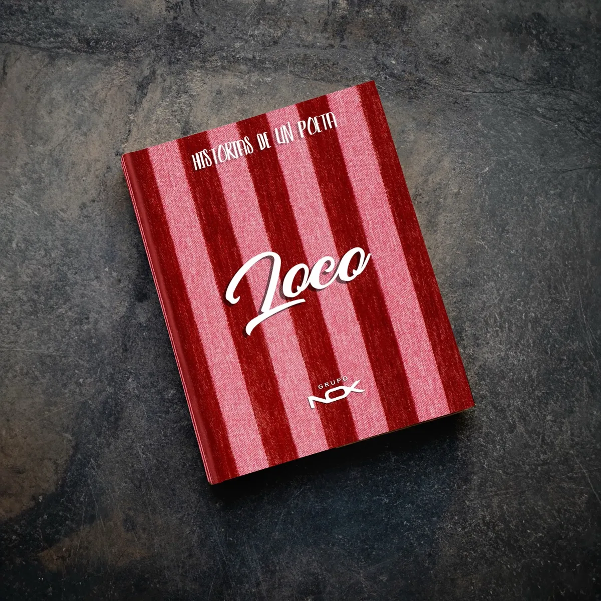 Portada del capítulo IX, «Loco»: un libro de la colección Historias de un Poeta